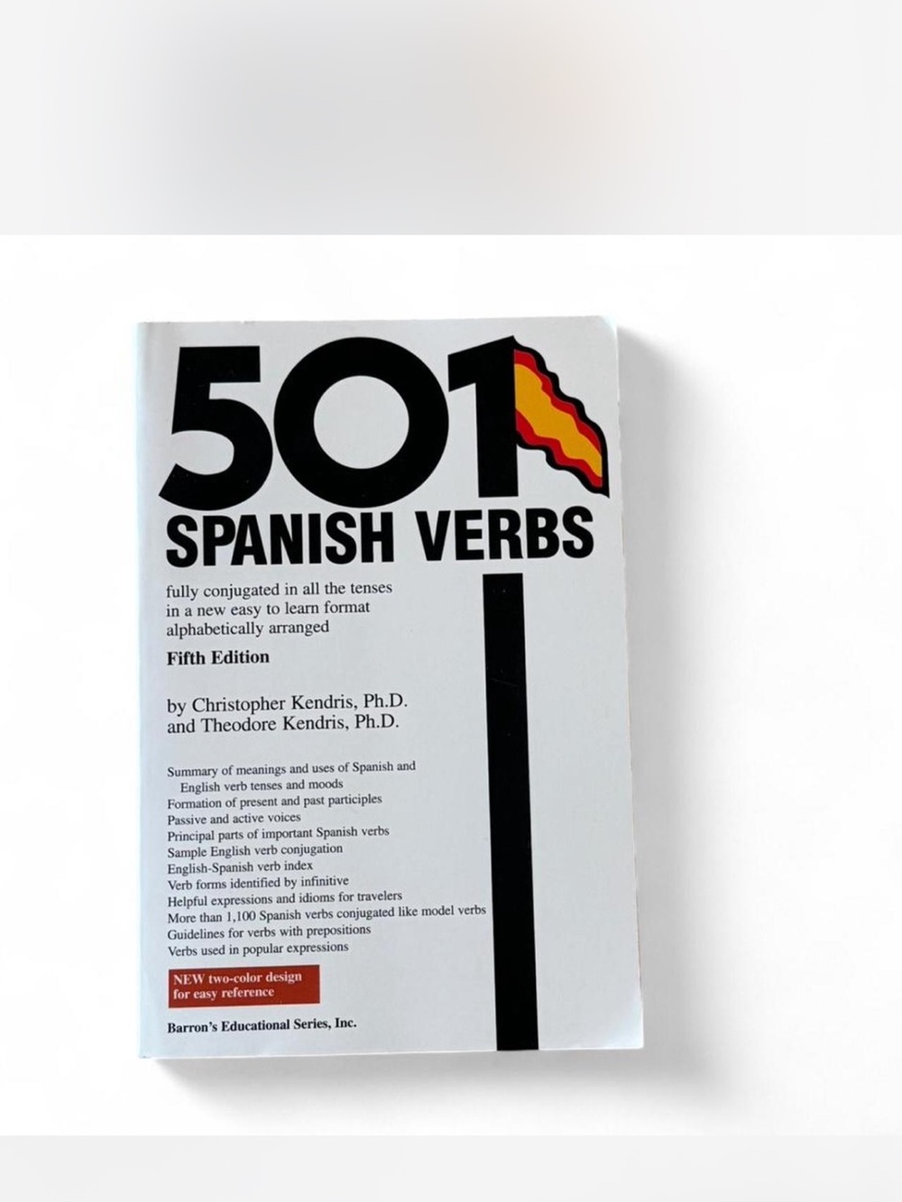 Barron’s 501 Spanish Verbs Paperback Book